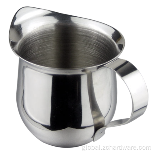 Stainless Steel Milk Steamer Stainless Steel Cappuccino Pitcher Pouring Jug Creamer Cup Supplier